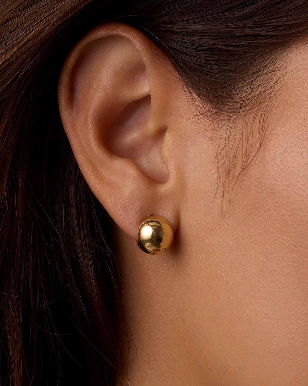 Lou Wrap Huggies || option::18K Gold Plated