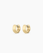 Paseo Wrap Huggies || option::18K Gold Plated