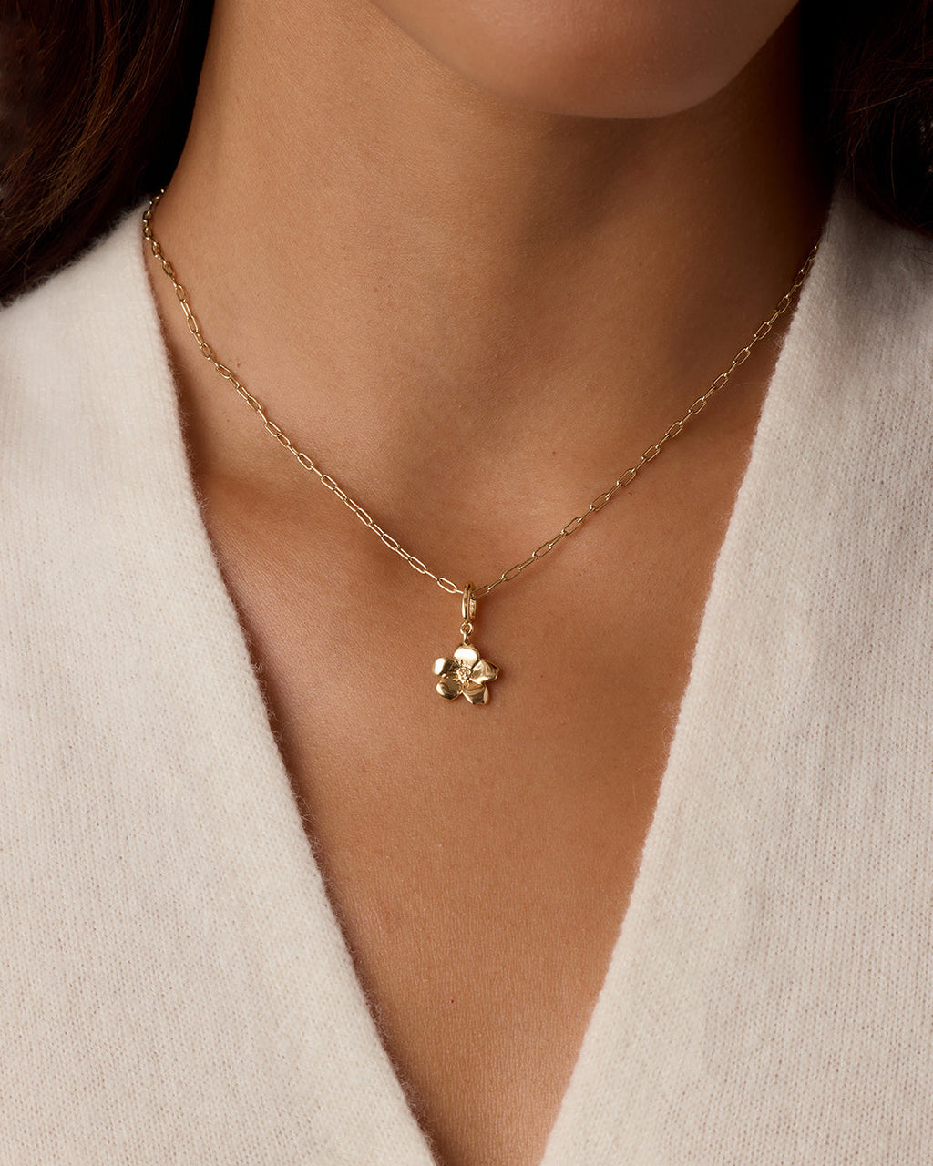 Forget Me Not Parker Charm || option::18K Gold Plated