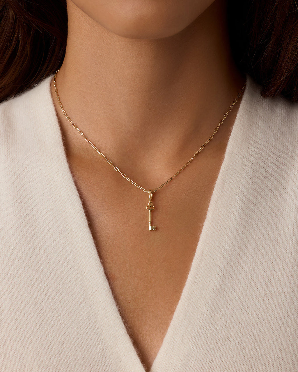 Key Parker Charm || option::18K Gold Plated
