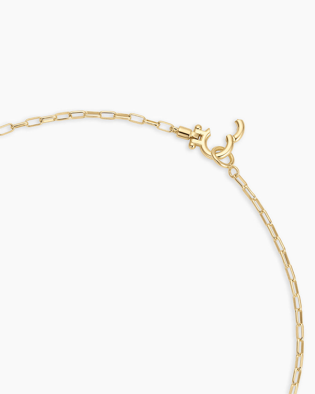 Vintage Heart Alphabet Charm Necklace -  K || option::18K Gold Plated, K