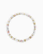 Power Gemstone Harbor Bracelet - Howlite || option::18K Gold Plated, Howlite - Calming
