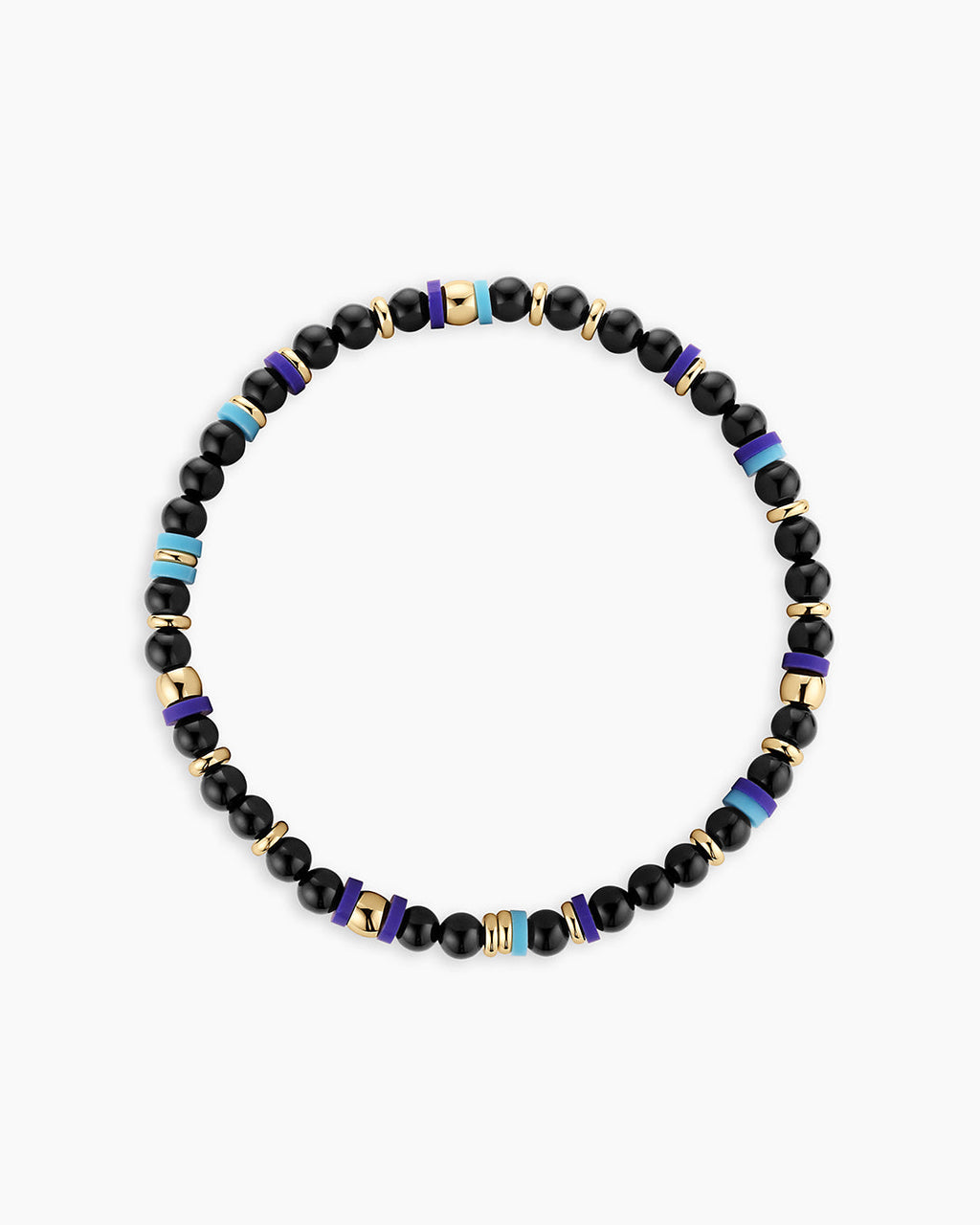 Power Gemstone Harbor Bracelet - Black Onyx || option::18K Gold Plated, Black Onyx - Protection