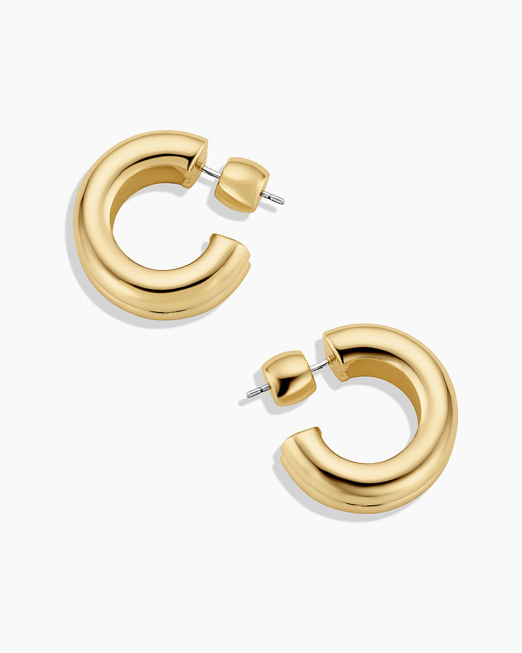Lou Stacked Hoops || option::18K Gold Plated