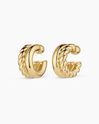 Crew Stacked Hoops || option::18K Gold Plated