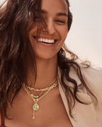 Feeling Lucky Necklace || option::18K Gold Plated