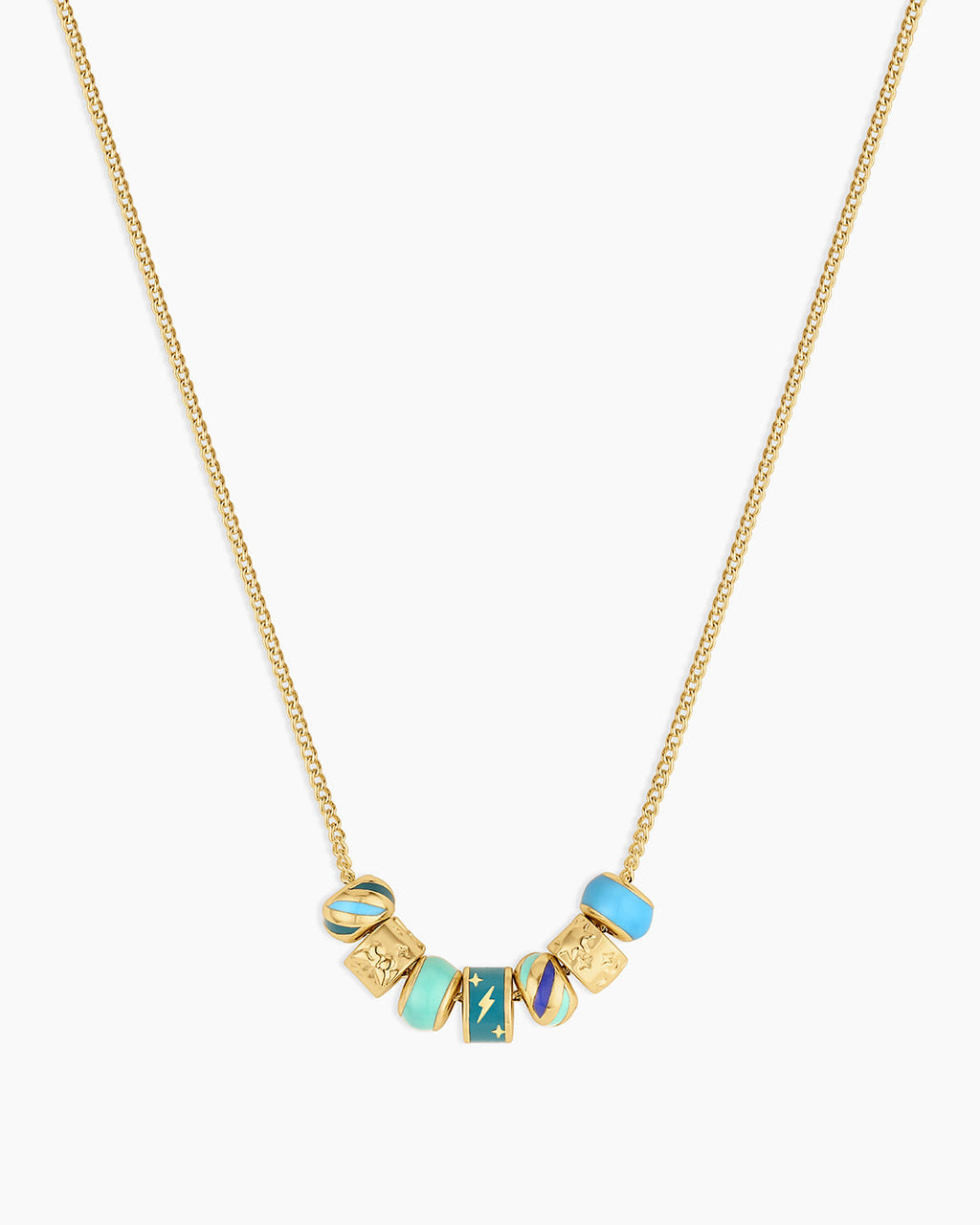 Lightning Strikes Necklace || option::18K Gold Plated