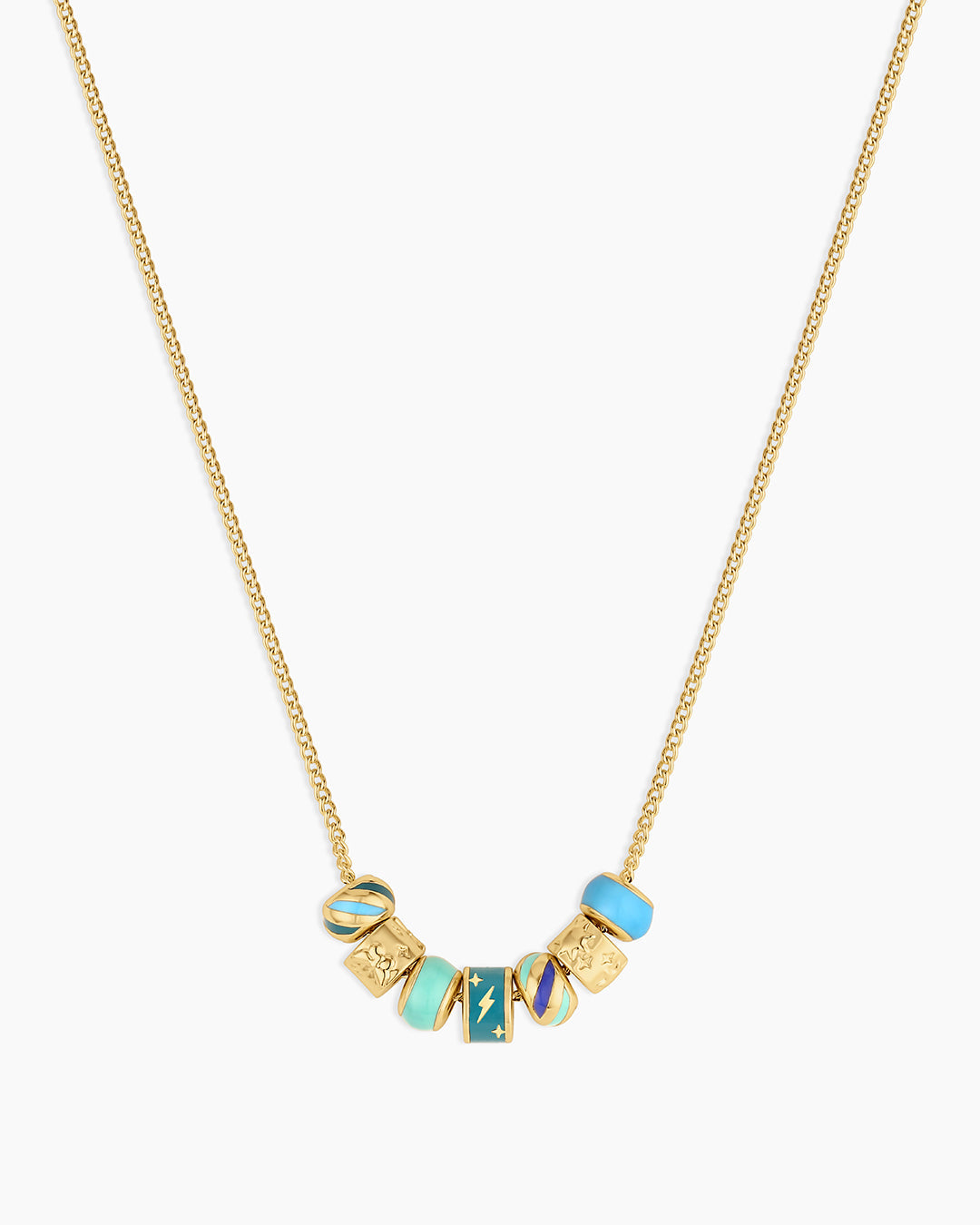 Lightning Strikes Necklace || option::18K Gold Plated