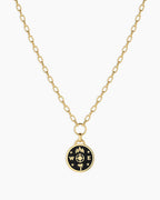 Lose Yourself Coin Necklace || option::18K Gold Plated