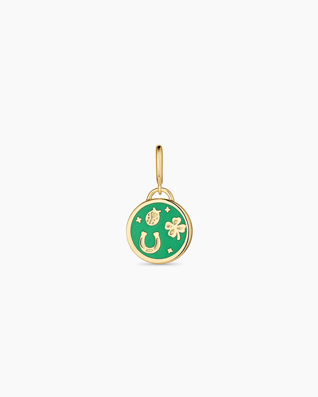 Feeling Lucky Parker Charm || option::18K Gold Plated