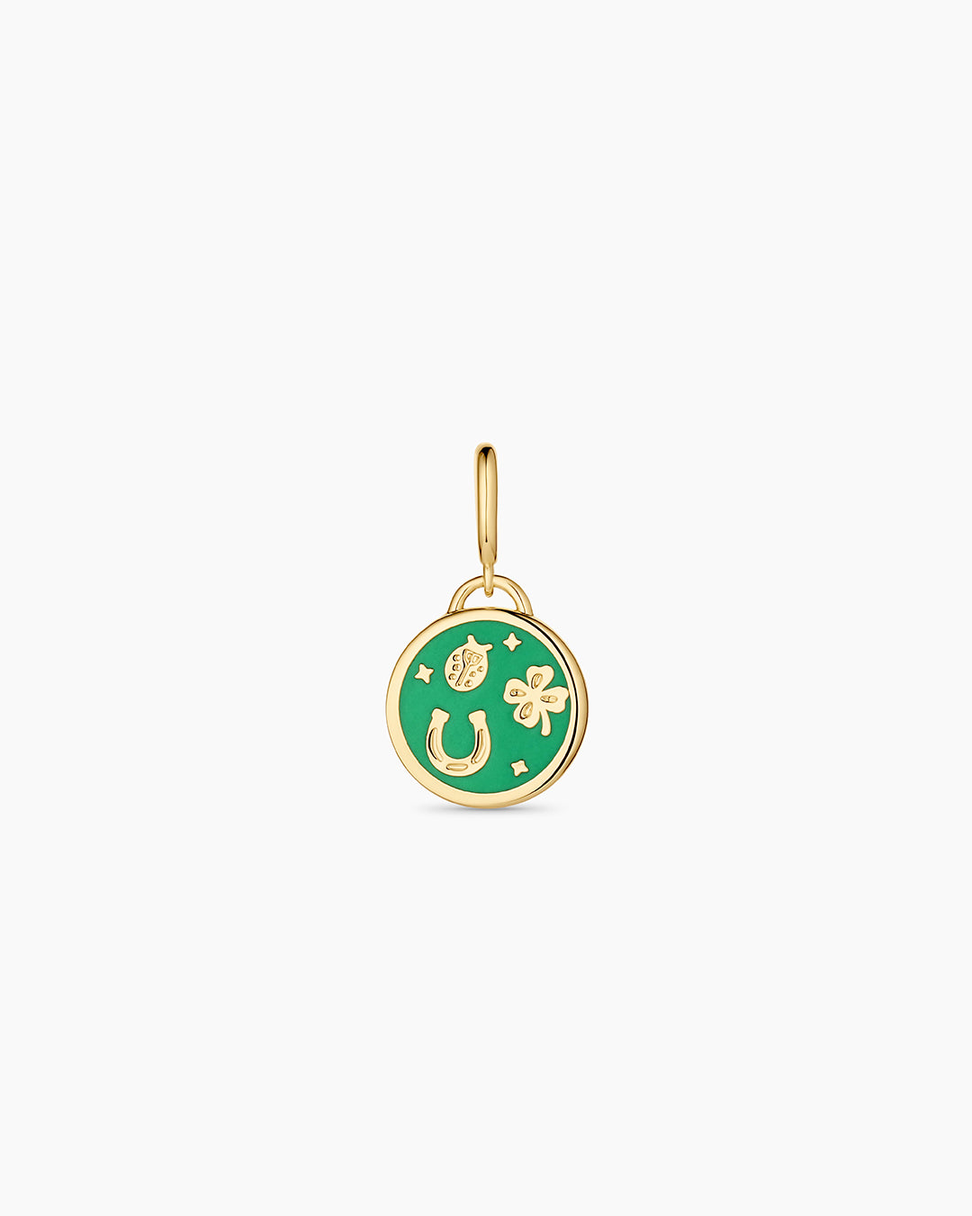 Feeling Lucky Parker Charm || option::18K Gold Plated