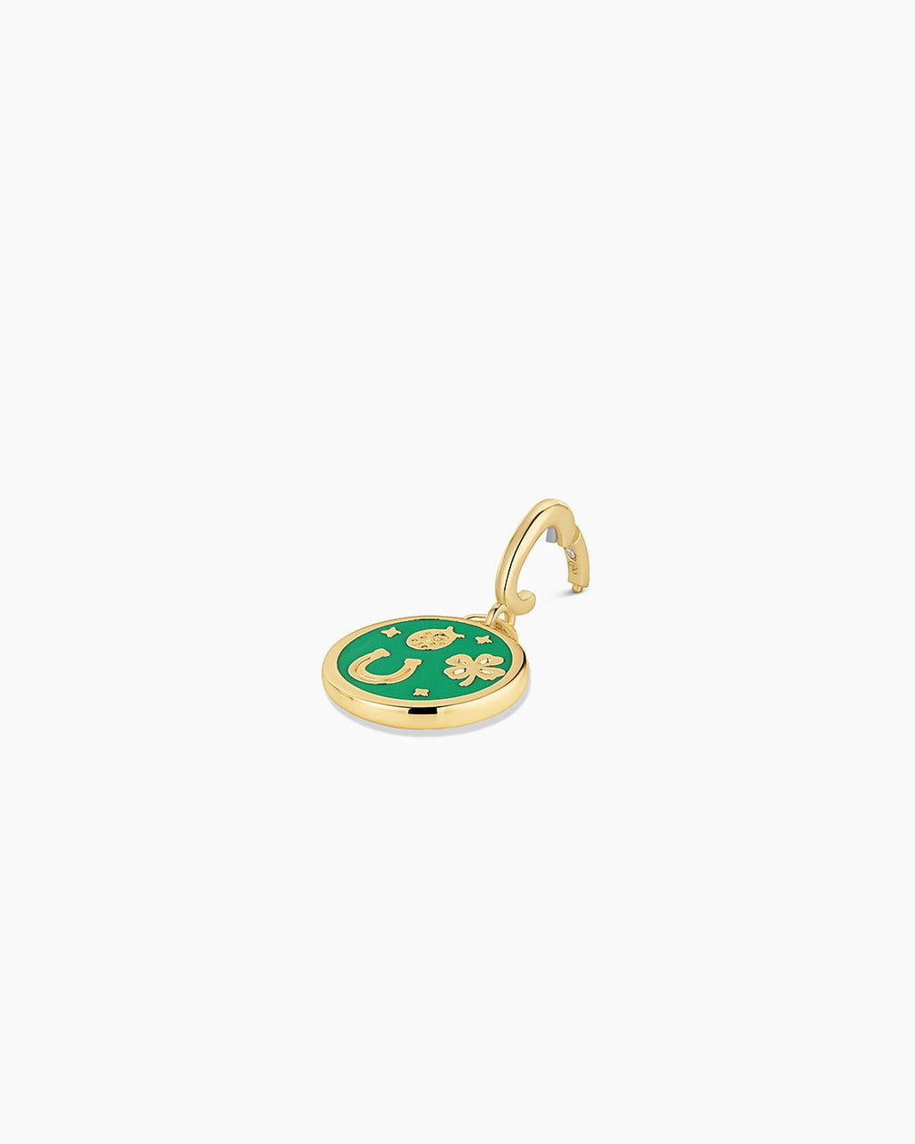 Feeling Lucky Parker Charm || option::18K Gold Plated