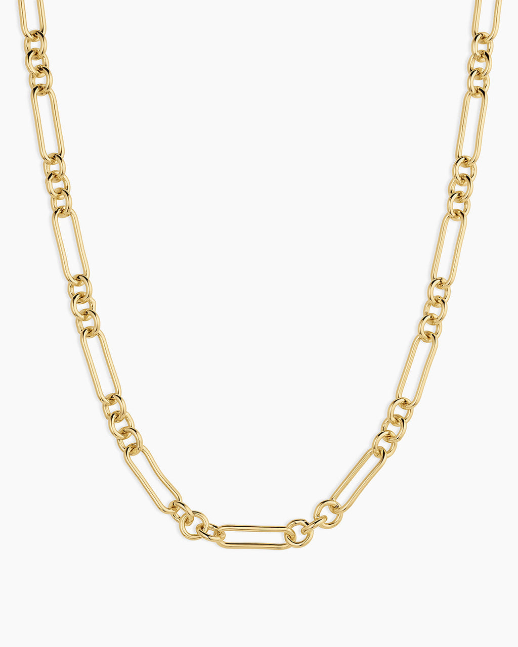 Reed Link Necklace || option::18K Gold Plated