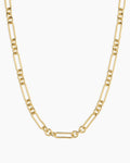 Reed Link Necklace || option::18K Gold Plated