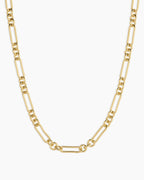 Reed Link Necklace || option::18K Gold Plated