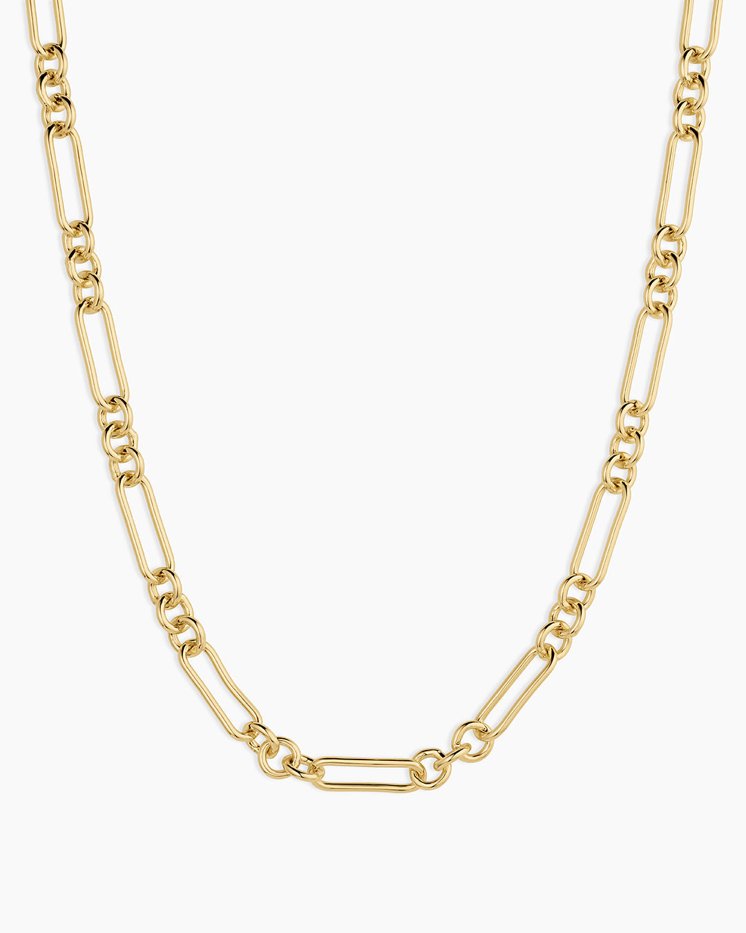 Reed Link Necklace || option::18K Gold Plated