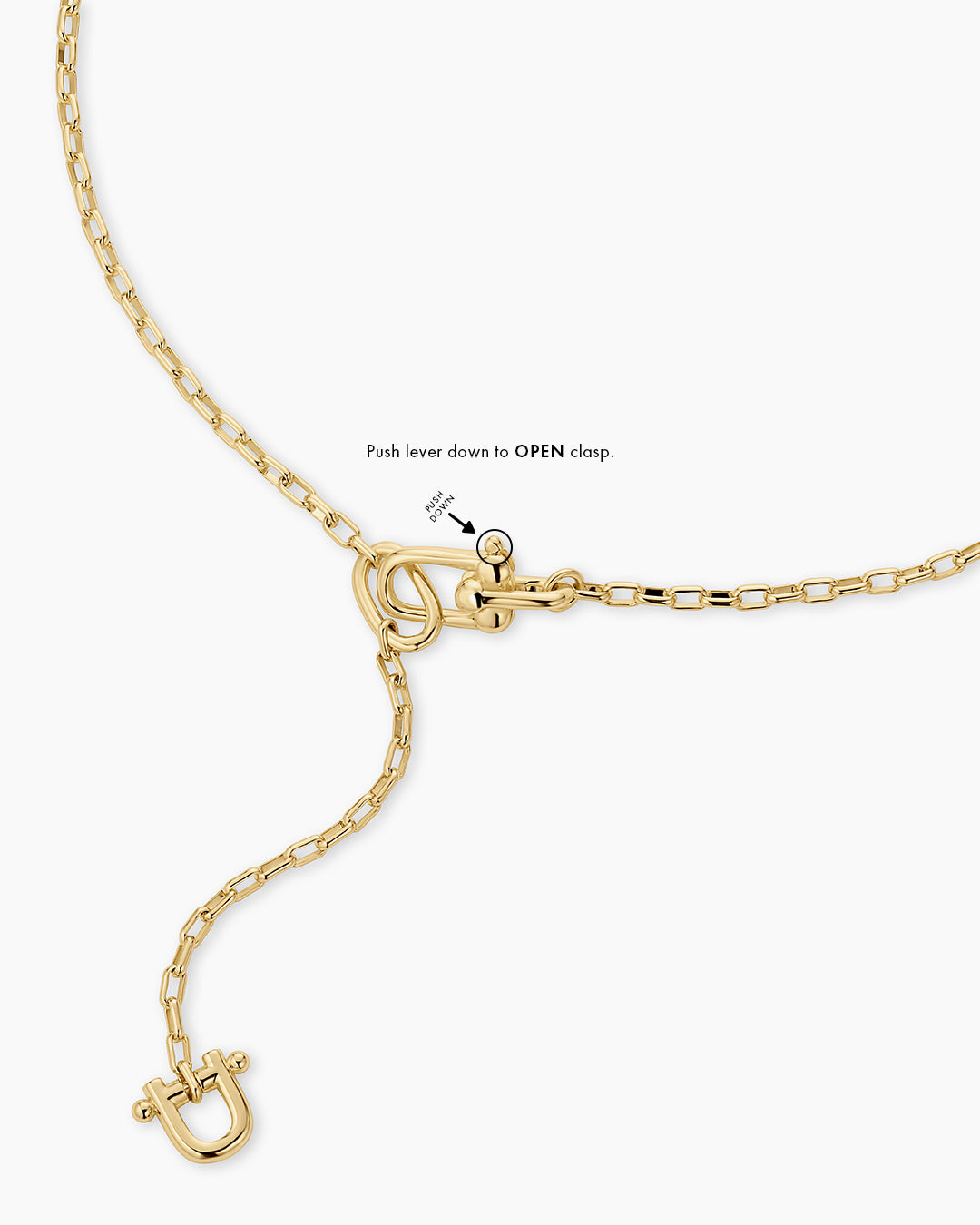 Atlas Delicate Lariat || option::18K Gold Plated