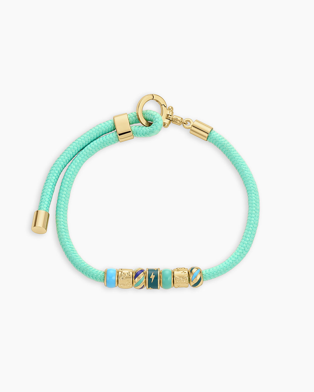 Lightning Strikes Paracord Bracelet || option::18K Gold Plated