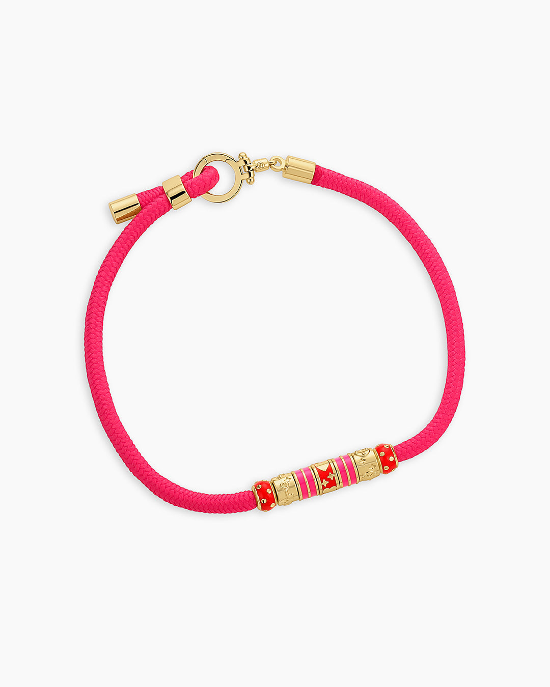 Love U Paracord Bracelet || option::18K Gold Plated