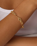 Bryce Bracelet || option::18K Gold Plated