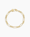 Reed Link Bracelet || option::18K Gold Plated