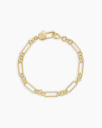 Reed Link Bracelet || option::18K Gold Plated