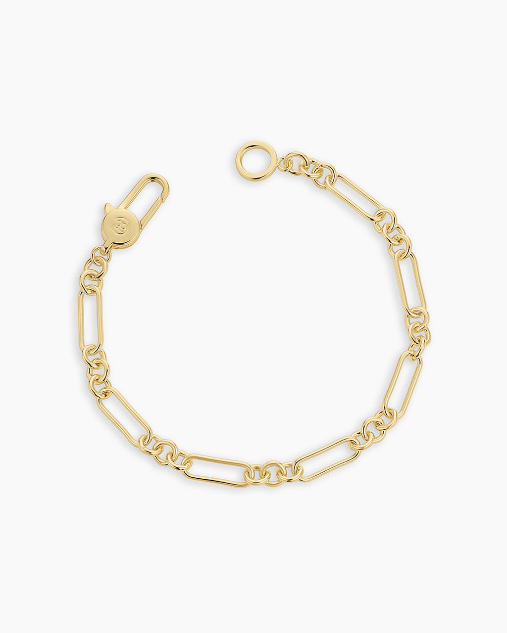 Reed Link Bracelet || option::18K Gold Plated