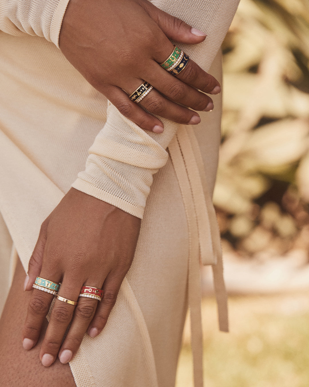 Lose Yourself Ring || option::18K Gold Plated