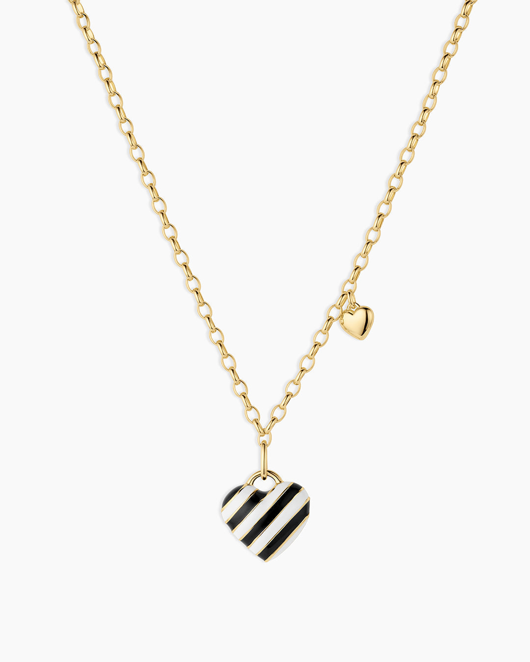 Campbell Heart Necklace || option::18K Gold Plated