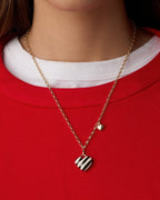 Campbell Heart Necklace || option::18K Gold Plated