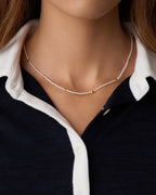 Amour Pearl Necklace || option::18K Gold Plated