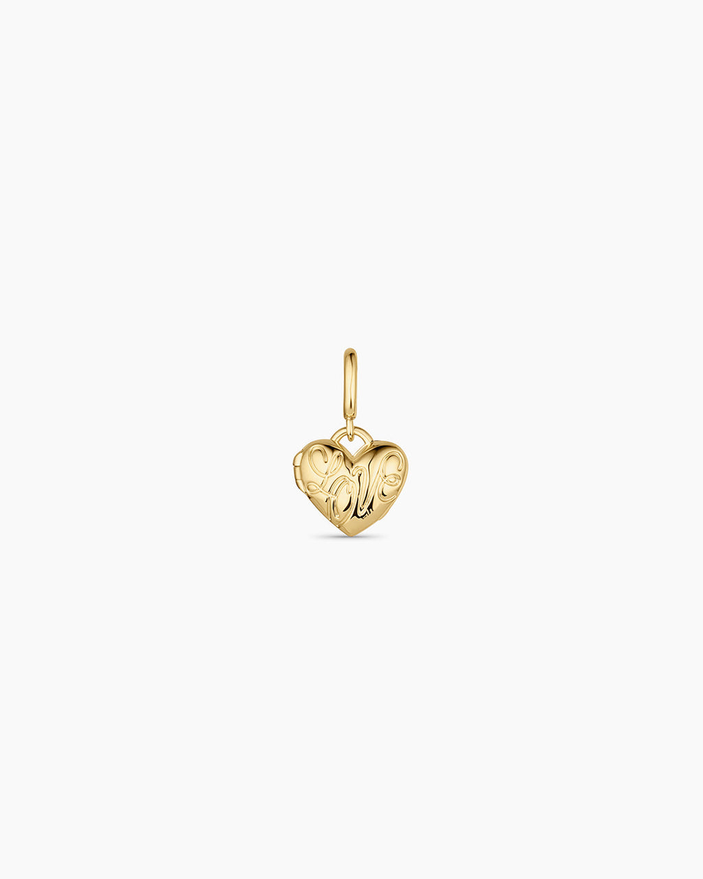 Love Locket Charm || option::18K Gold Plated