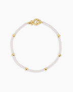 Amour Pearl Bracelet || option::18K Gold Plated