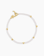 Amour Pearl Bracelet || option::18K Gold Plated