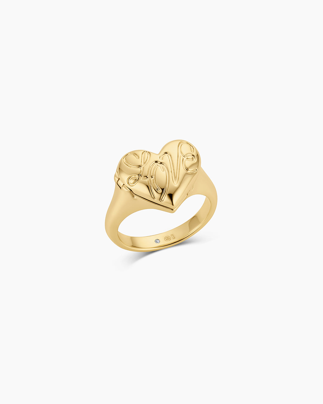 Love Locket Ring || option::18K Gold Plated