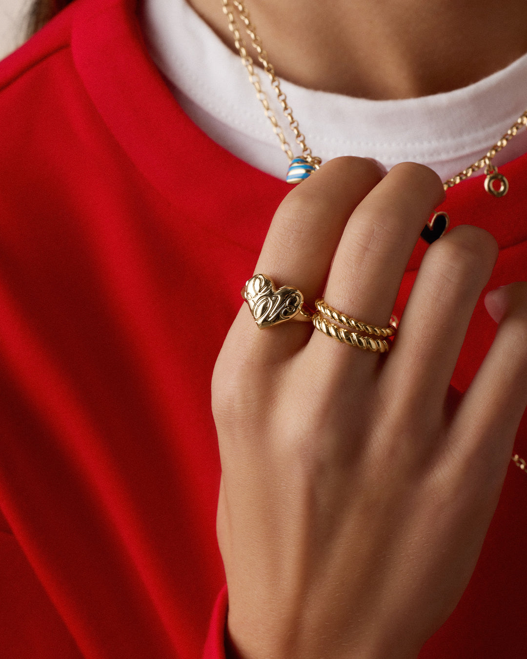 Love Locket Ring || option::18K Gold Plated