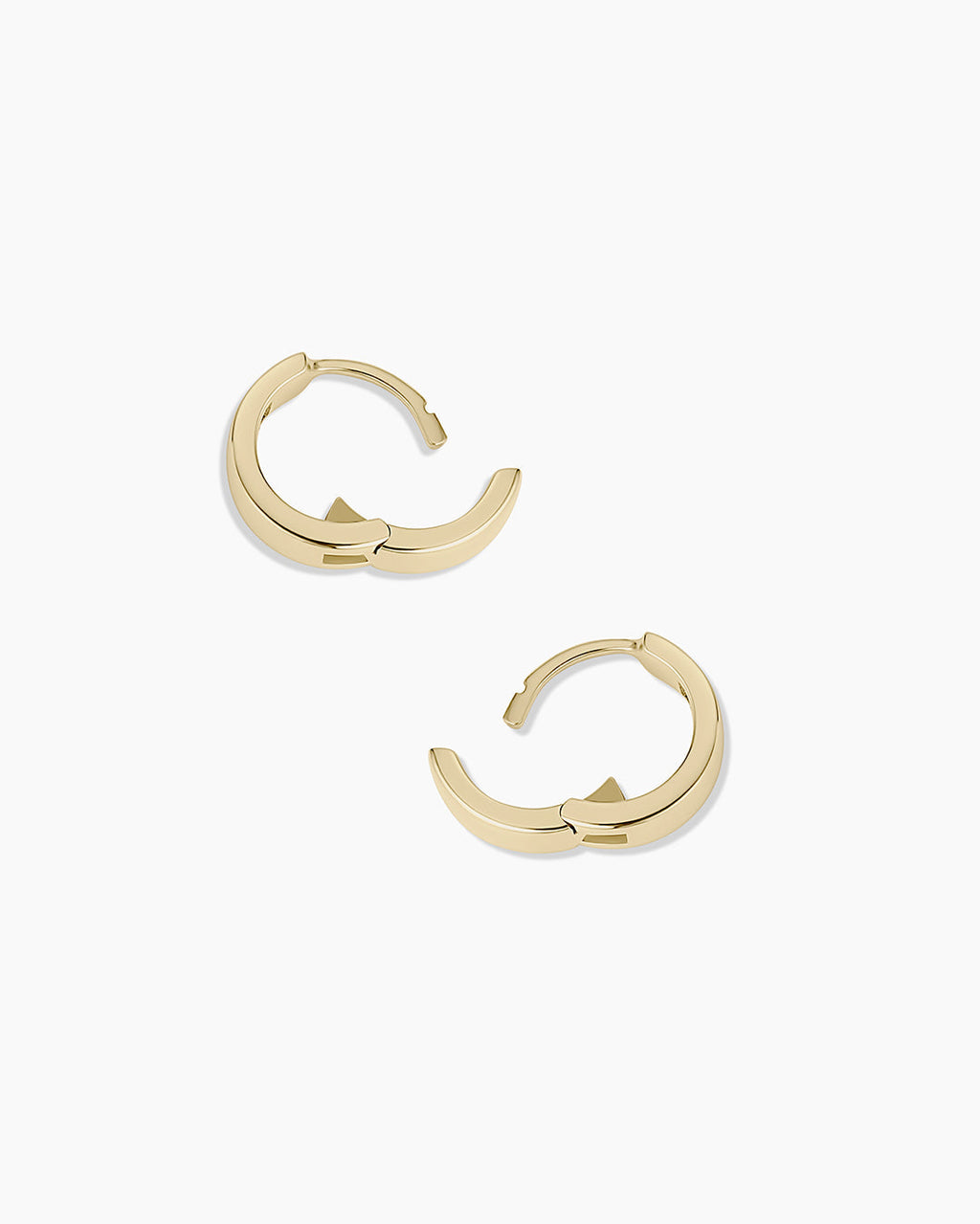 Diamond Love Rose Huggies || option::14K Solid Gold