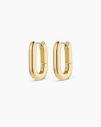 Zoey Statement Hoops || option::18K Gold Plated