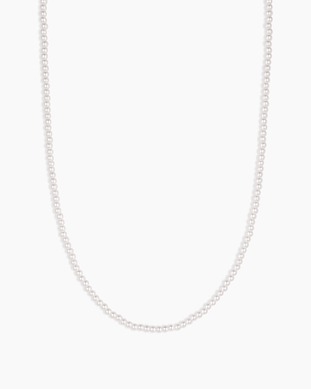 Finley Mini Pearl Necklace || option::18K Gold Plated