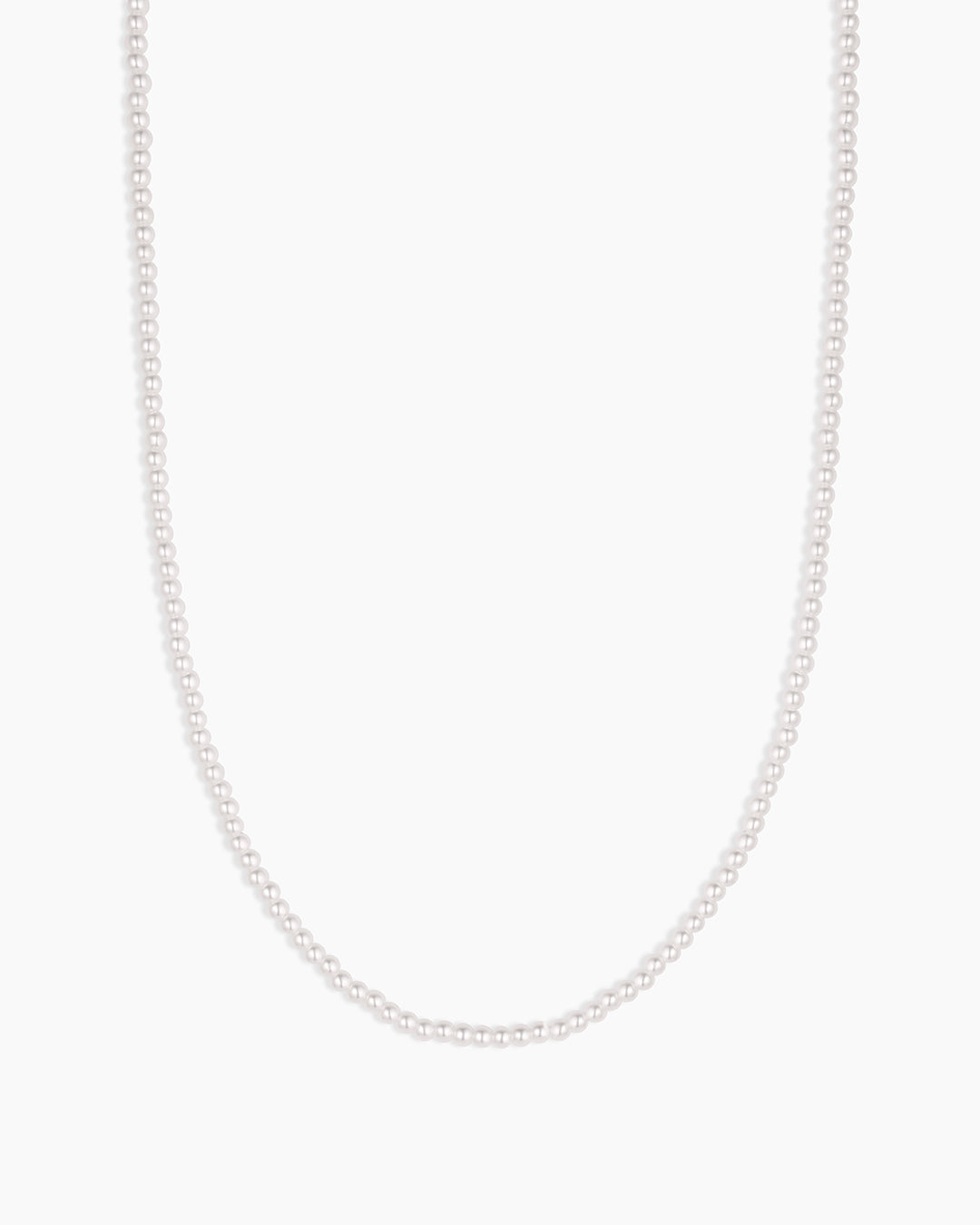 Finley Mini Pearl Necklace || option::18K Gold Plated