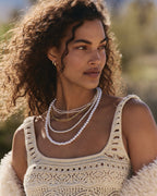 Finley Pearl Necklace || option::18K Gold Plated