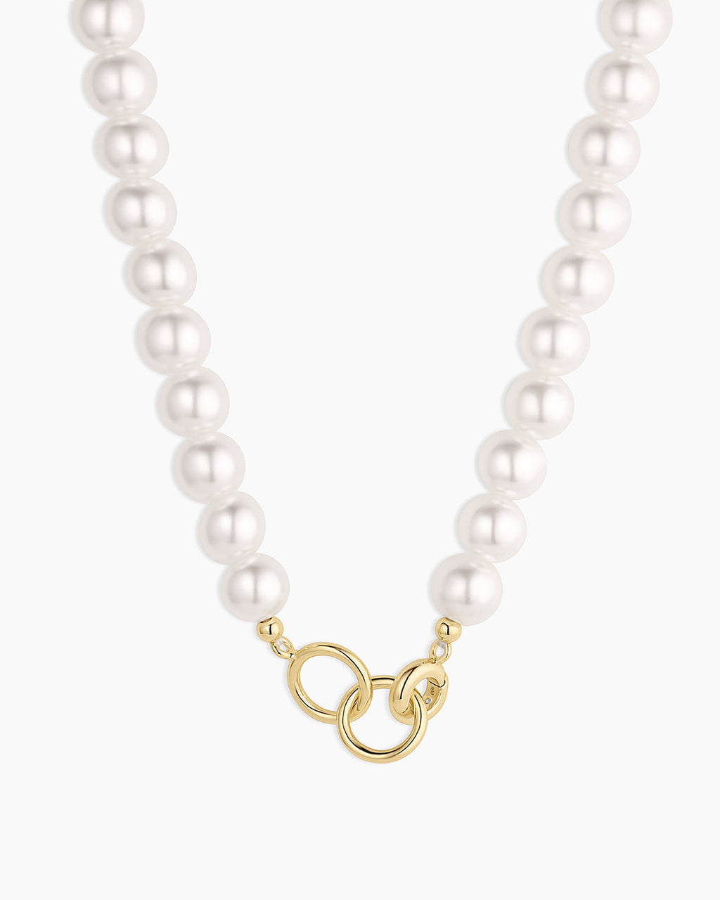 Finley Pearl Matinee Necklace || option::18K Gold Plated