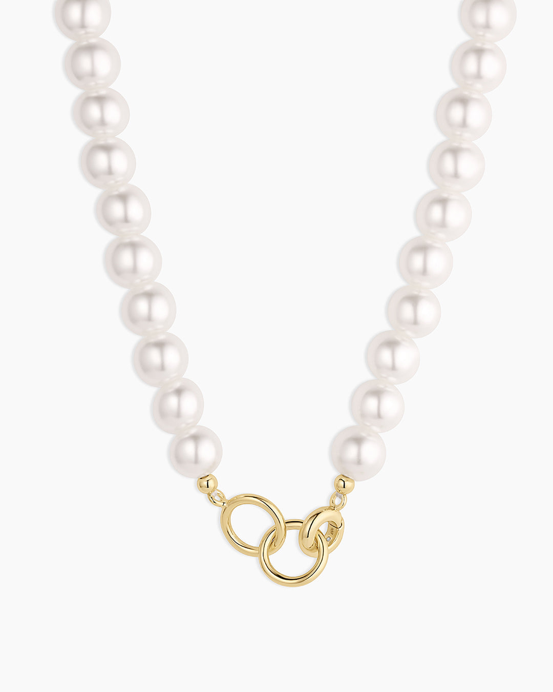 Finley Pearl Matinee Necklace || option::18K Gold Plated