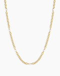 Finley Pearl Dot Necklace || option::18K Gold Plated