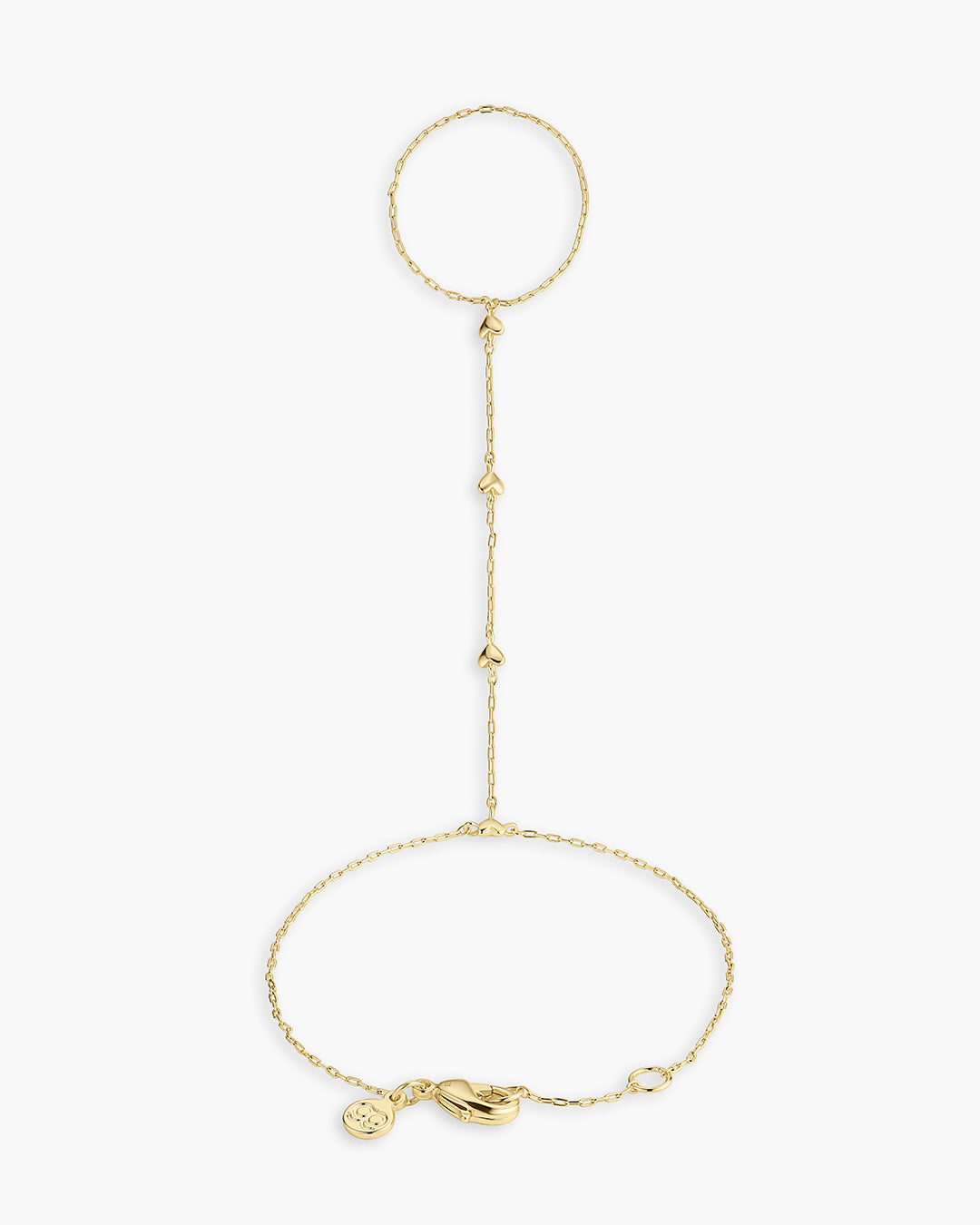 Amour Hand Chain || option::18K Gold Plated