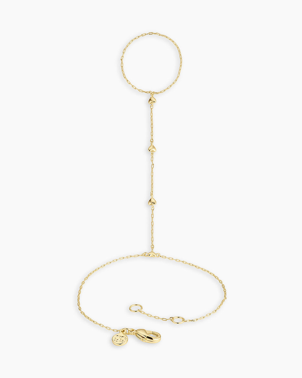 Amour Hand Chain || option::18K Gold Plated