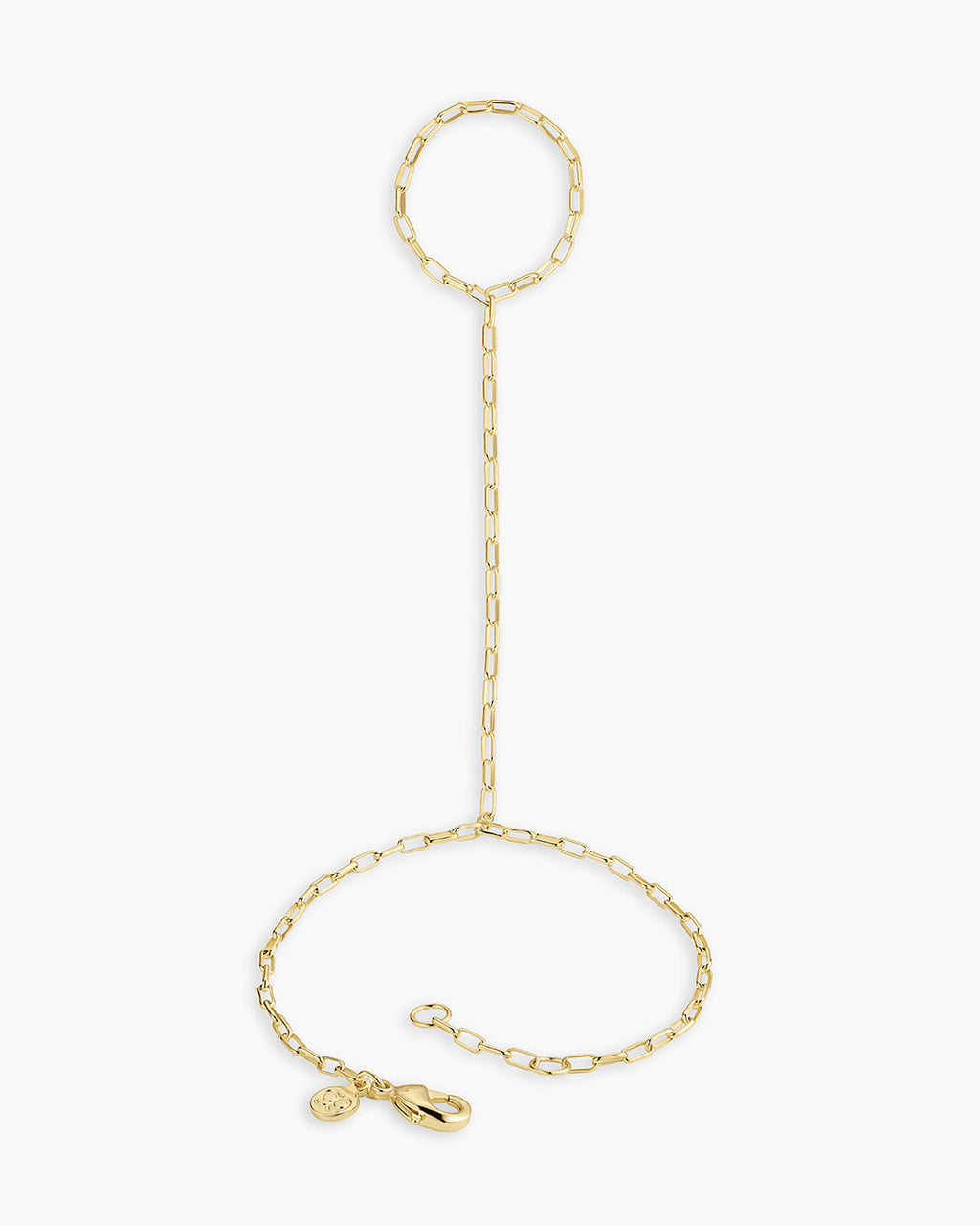 Parker Delicate Hand Chain || option::18K Gold Plated