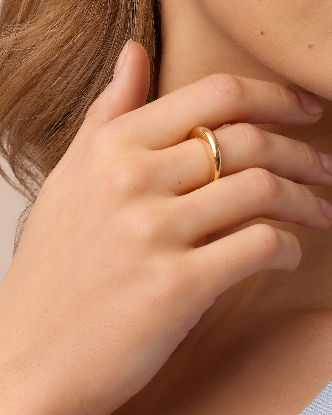 Lou Stacking Ring || option::18K Gold Plated