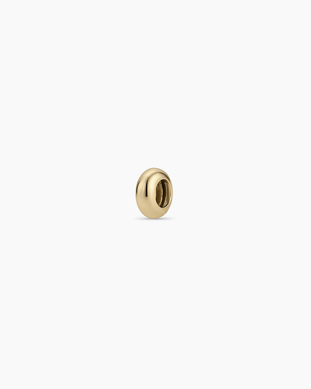 14K Gold Lou Halo Charm || option::14K Solid Gold