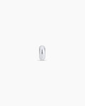14K White Gold Lou Halo Charm || option::14K Solid White Gold